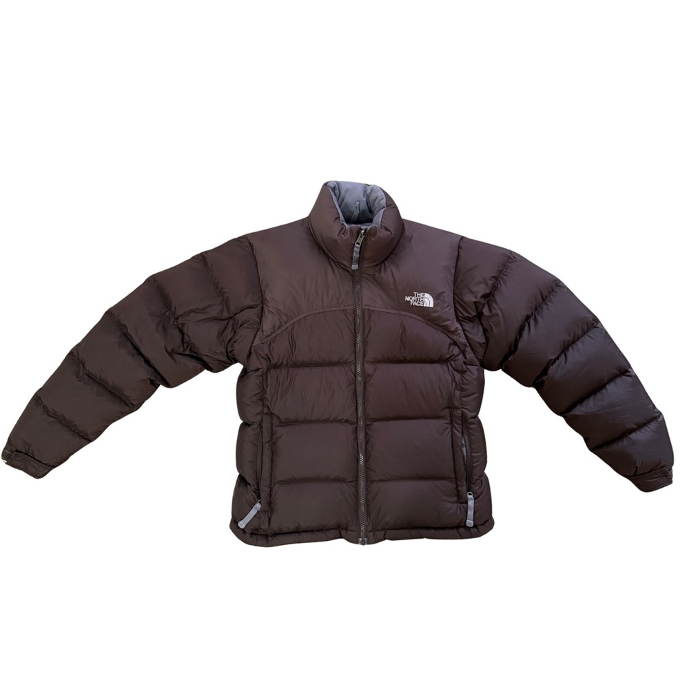 North Face Nupste 700 Puffer in Brown